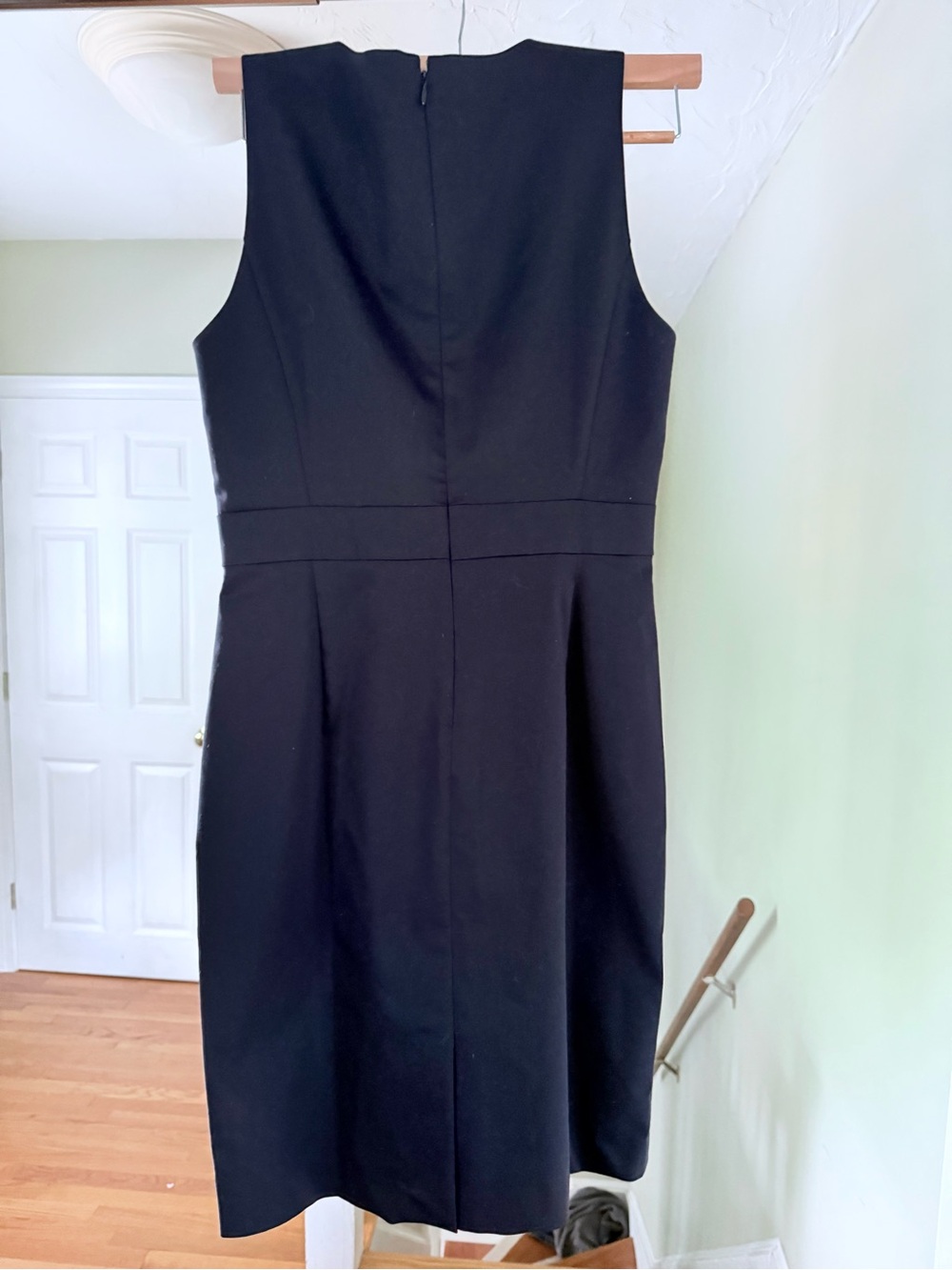 Ann Taylor Navy Blue Tie-Waist Sheath Dress Sz. 10 NWT - Picture 2 of 4